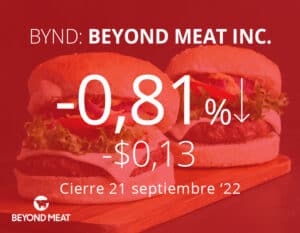 Beyond Meat cae después de la suspensión de su jefe de operaciones tras ser arrestado
