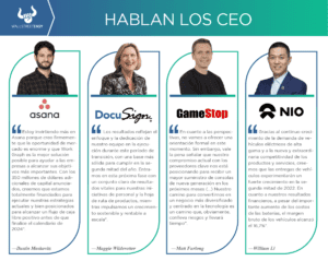 Nuevos reportes trimestrales de Asana, DocuSign, GameStop, Kroger y NIO