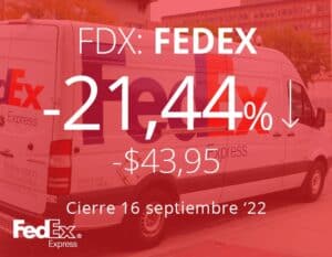 FedEx se desploma ante el debilitamiento de la demanda mundial