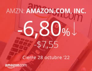 Amazon cae por bajos ingresos y un débil pronóstico para al cuarto trimestre