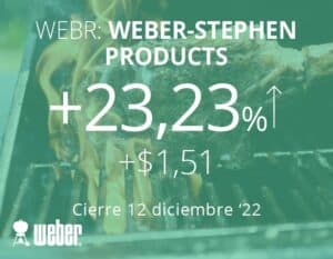 Weber en alza al anunciar fusión con BDT Capital