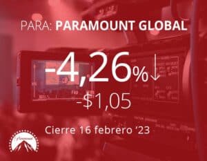 Paramount se hunde por mayores inversiones en transmisión