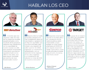 Nuevos reportes trimestrales de Anheuser-Busch InBev, AutoZone, Costco, Salesforce y Target