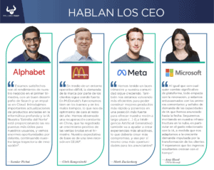 Nuevos reportes trimestrales de Alphabet, Amazon, McDonald’s, Meta y Microsoft