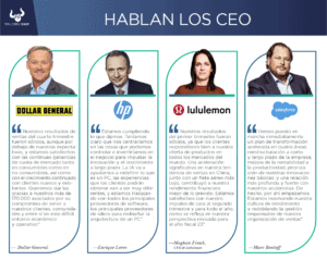 Nuevos reportes trimestrales de Dollar General, HP, Lululemon, Macy’s y Salesforce