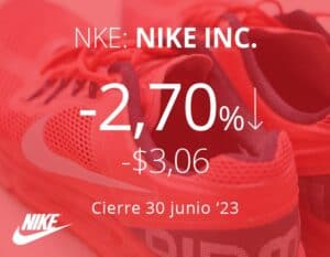 Nike obtiene su primer beneficio negativo en tres años